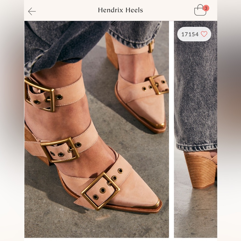 NWOB Free People Hendrix Heels